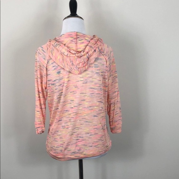 Lightweight Hooded Top Pink Pullover - Picture 7 of 8